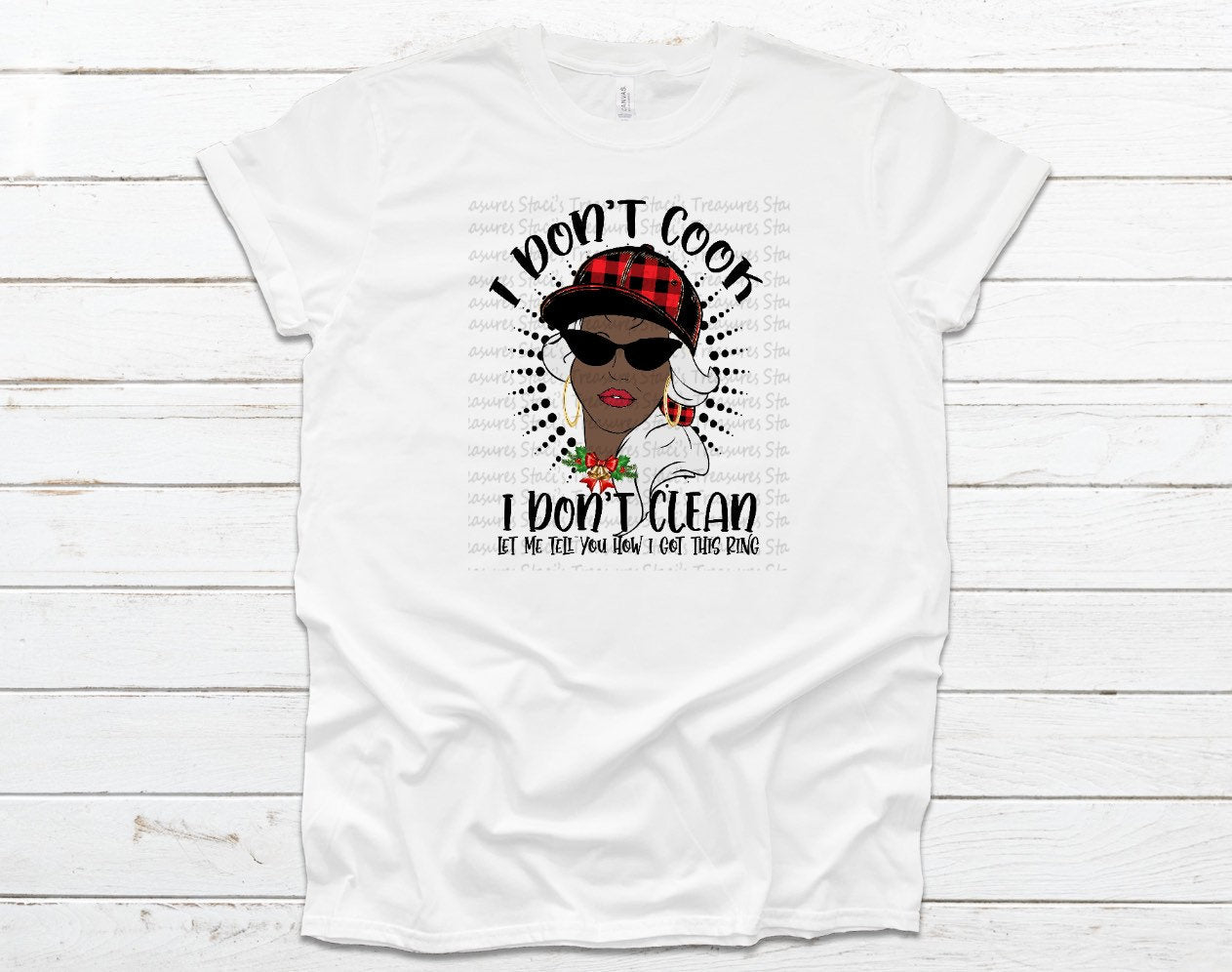 Hip-Hop Mrs. Claus Christmas Shirt