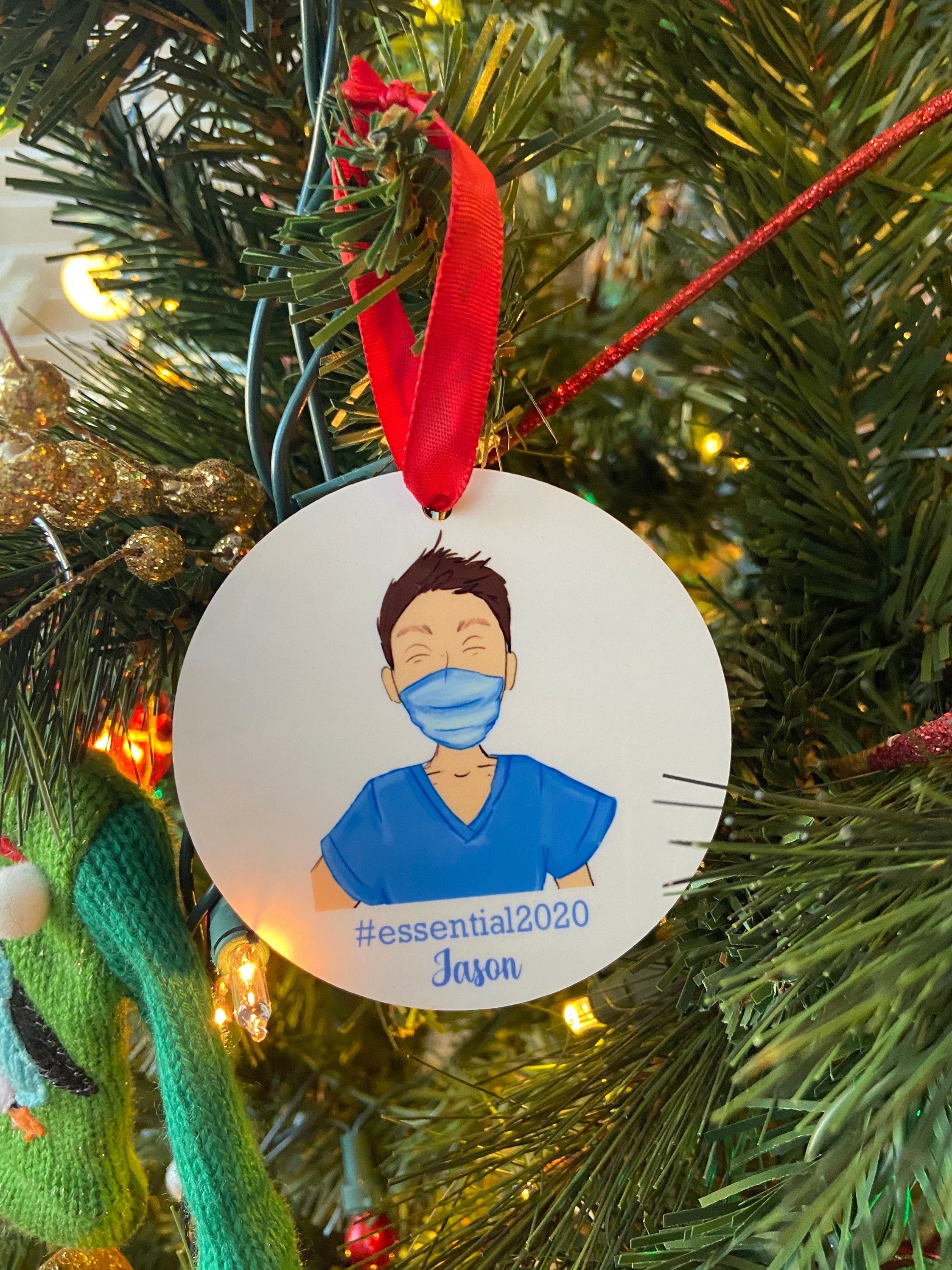 Male Nurse  Essential Ornament 2020