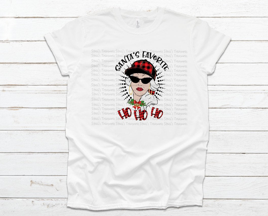 Hip-Hop Mrs. Claus Christmas Shirt