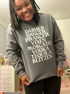 Dasher Dancer Prancer Crewneck