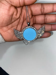 Custom Photo Wings Necklace