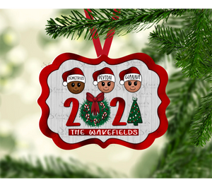 Family Ornament | Build A Family Ornament | Christmas Ornament 2021 | Benelux Christmas Family Ornament